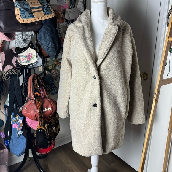 Daily Ritual Teddy Coat Large - Picture 7 of 7